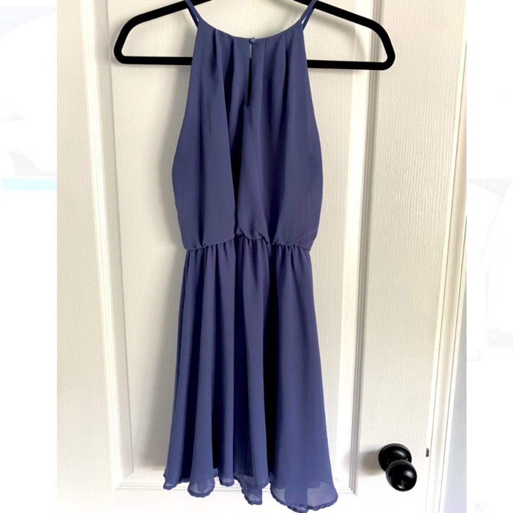 LUSH periwinkle blue dress